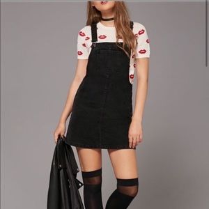 NWT Forever 21 Black Overall Jumper